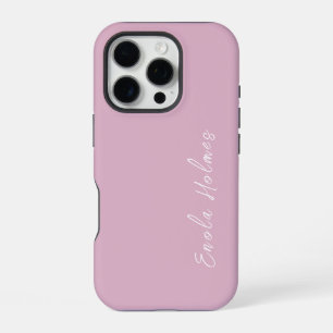 Moderne stijlvolle monogramscript iPhone 16 pro hoesje