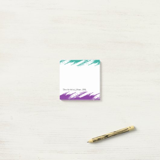 Moderne, stijlvolle notitieblokken post-it® notes (Op bureau)