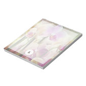 Moderne stijlvolle orchideeën | Voeg je Initiaal N Notitieblok (Gedraaid)