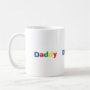 Moderne stijlvolle papa koffiemok