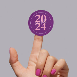 Moderne stijlvolle Photo Afstuderen Envelope Seal Ronde Sticker