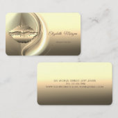 Moderne stijlvolle professional, Gold, Abstract, l Visitekaartje (Voorkant / Achterkant)