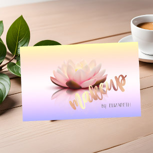 Moderne Stijlvolle Professional, Make-up, Lotus Visitekaartje