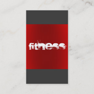 Moderne, stijlvolle Red Grey Fitness Center-sport Visitekaartje