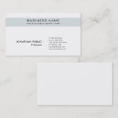 Moderne, stijlvolle tapijtplaat visitekaartje (Voorkant / Achterkant)