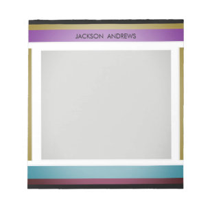 Moderne, stijlvolle, veelzijdige, persoonlijke naa notitieblok