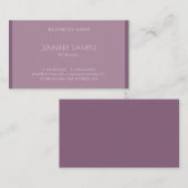 Moderne, stijlvolle vormgeving visitekaartje (Voorkant / Achterkant)