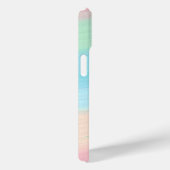 Moderne Stijlvolle Waterverf regenboog Monogram Case-Mate iPhone Case (Achterkant / Rechts)