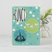 Moderne Stippen Bunco Kaart (Staand voorkant)