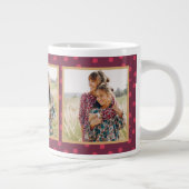 Moderne Stippen drie foto Extra Grote Beker (Rechts)