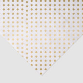 Moderne Stippen patroon op witte achtergrond Tissuepapier (Detail)