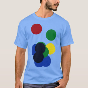 Moderne stippen t-shirt