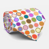 Moderne Stippen uit de middeleeuwen, multi-kleuren Stropdas (Opgerold)