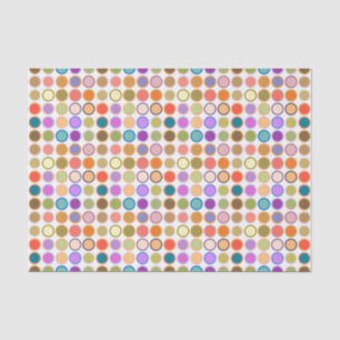 Moderne Stippen uit de middeleeuwen, multi-kleuren Tissuepapier