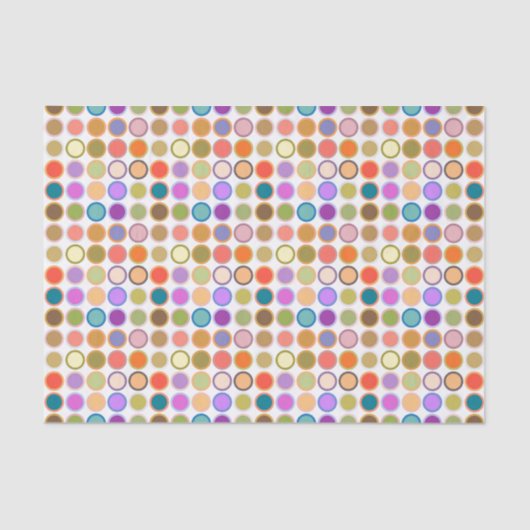 Moderne Stippen uit de middeleeuwen, multi-kleuren Tissuepapier (Voorkant)