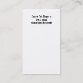 Moderne Stippen Verticale Chiropraktische Visiteka Visitekaartje (Achterkant)