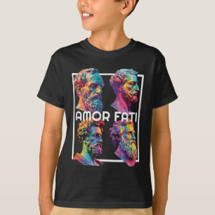Moderne stoïcisme filosofie Oude Griekse stoïcijn T-shirt