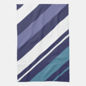 Moderne streep diagonaal theedoek (Verticaal)