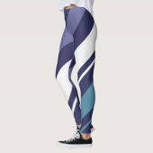 Moderne streep diagonale Leggings (Links)