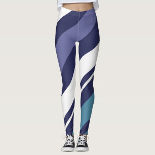 Moderne streep diagonale Leggings