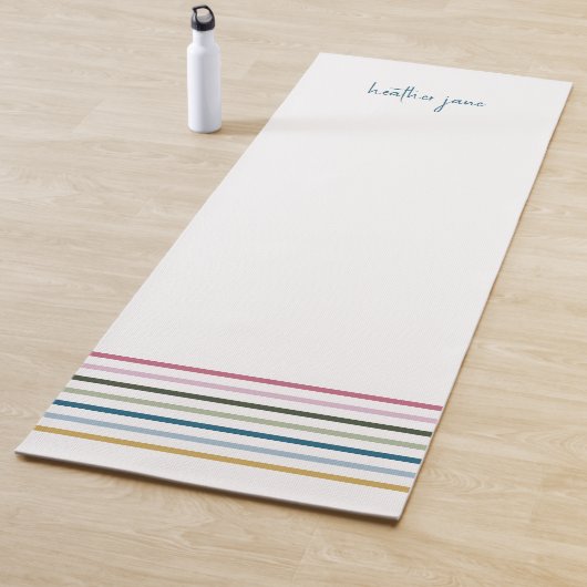 Moderne Streep Yogamat (In situ)