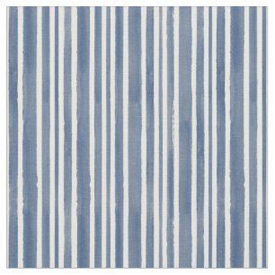 Moderne strepen Blauw en witte kleur Kute Stof