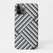 Moderne strepen in zwart, wit en grijs - koel Case-Mate iPhone case (Achterkant)
