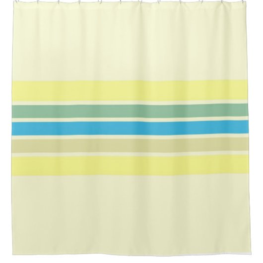 Moderne strepen kunst douchegordijn (Voorkant)