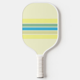 Moderne strepen kunst pickleball paddle