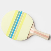 Moderne strepen kunst tafeltennisbatje (Zijkant)