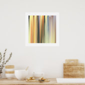 Moderne strepes poster (Keuken)