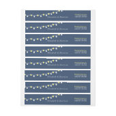 Moderne string lichten, geel en wit huwelijk (Vel)