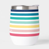 MODERNE STRIPED MOTIF élégant pastel arc-en-ciel (Gauche)