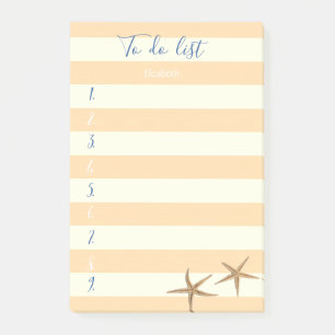 Moderne striped, Zee sterren, om Lijst te doen Post-it® Notes