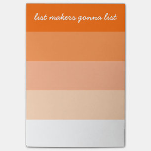 Moderne Stripes List Makers Post-it® Notes