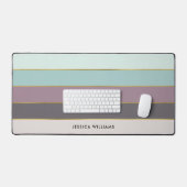 Moderne stripes op maat bureaumat (Keyboard & Muis)