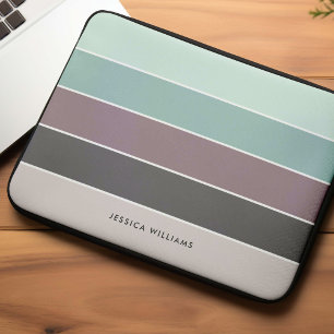 Moderne stripes op maat laptop sleeve