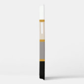 Moderne Stripes Pattern met Name Hoesje-Mate iPhon Case-Mate iPhone Case (Achterkant / Rechts)