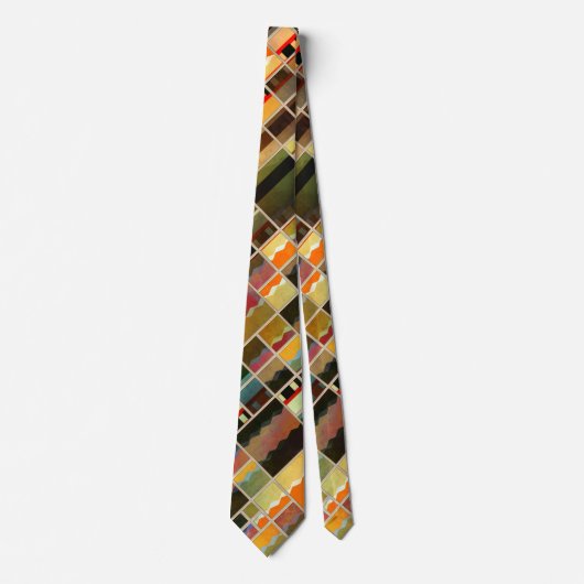 Moderne Stropdas van Glass Pattern Designer (Voorkant)