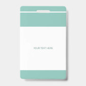 Moderne studentenfoto-ID QR-code school universite Badge (Achterkant)