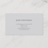 Moderne Styliste Carte de visite professionnel (Dos)