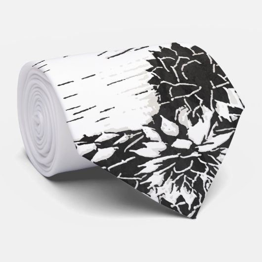 Moderne Succulente Cactus Planten Stropdas (Opgerold)