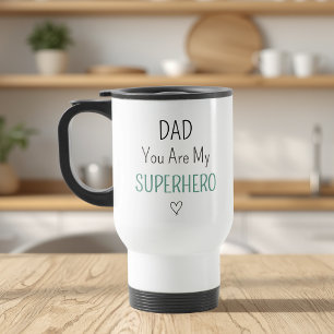 Moderne Superhelden Foto Reis Mok voor Papa