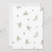 Moderne sur le Baby shower agricole Invitation (Dos)