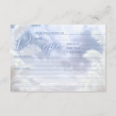 Moderne Sur Nuage Neuf 9 CARTES DE RECETTES Fêtes (Devant)