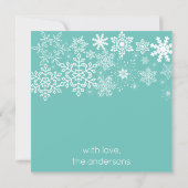 Moderne SVG Snowflakes Het is jouw Kerstmis (Achterkant)