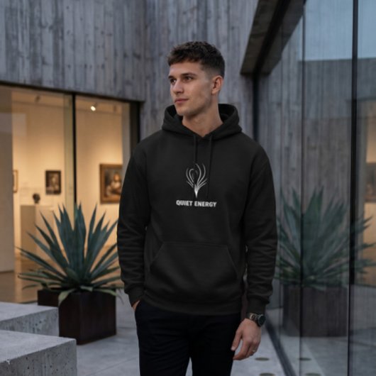 Moderne sweat à capuche noir graphique personnalis