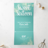Moderne Sweet 16 Bokeh Lichten Fotografie