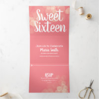 Moderne Sweet 16 Bokeh Lichten Fotografie