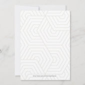 Moderne Sweet 16 invitation (Dos)